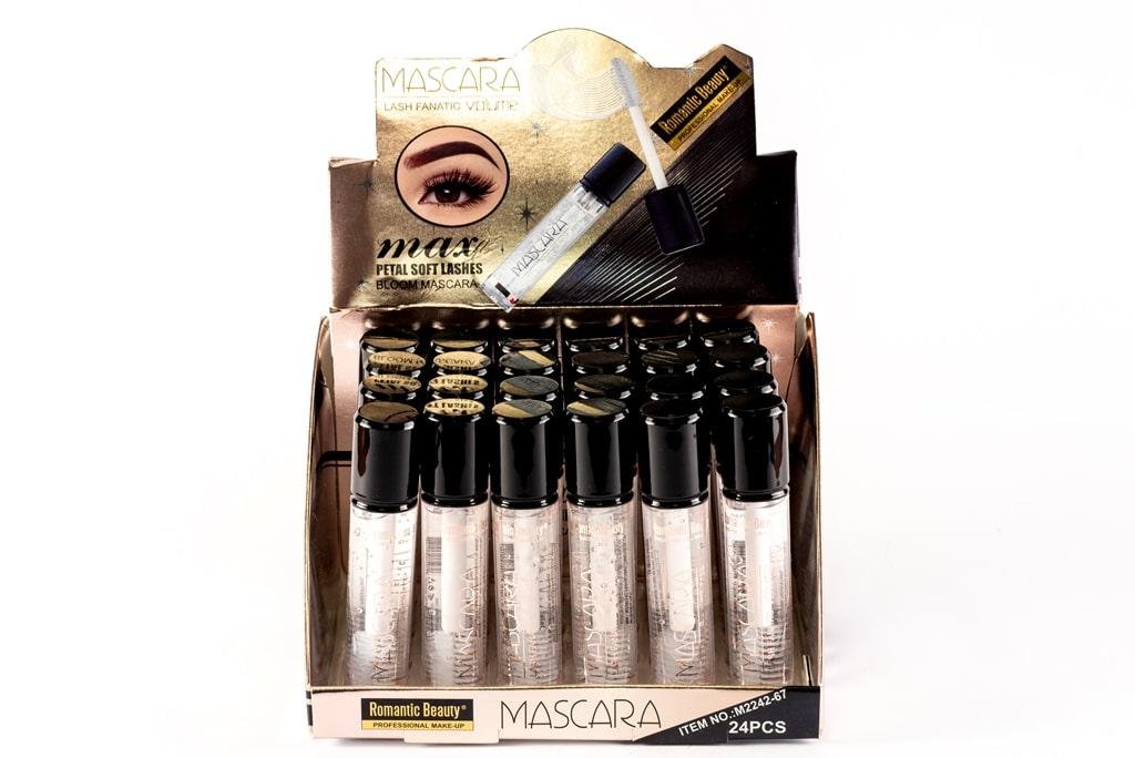 Pack de 24 unidades Máscara de pestaña transparente "BLOOM MASCARA"