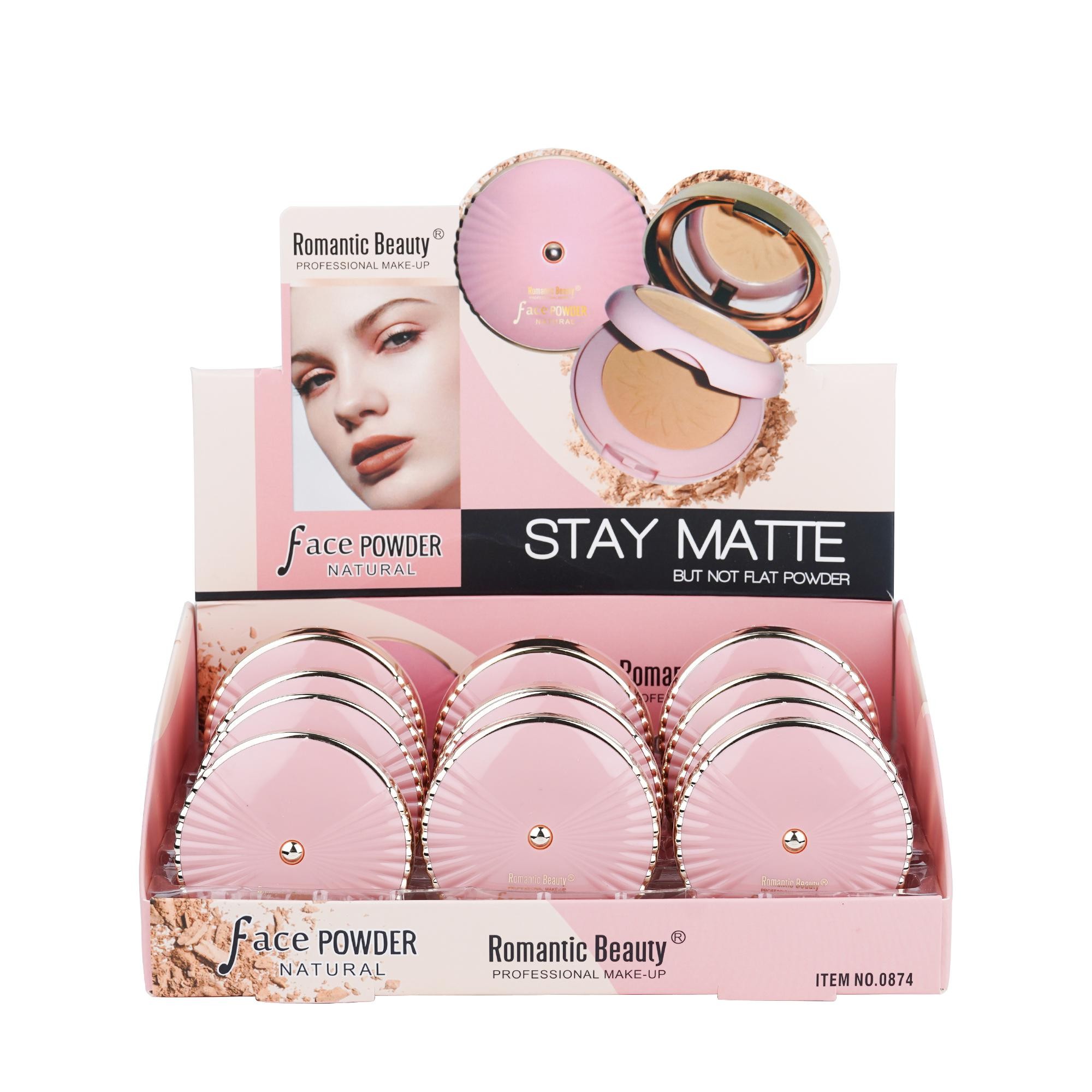 Pack 12 unidades. Polvo Compacto. STAY MATTE