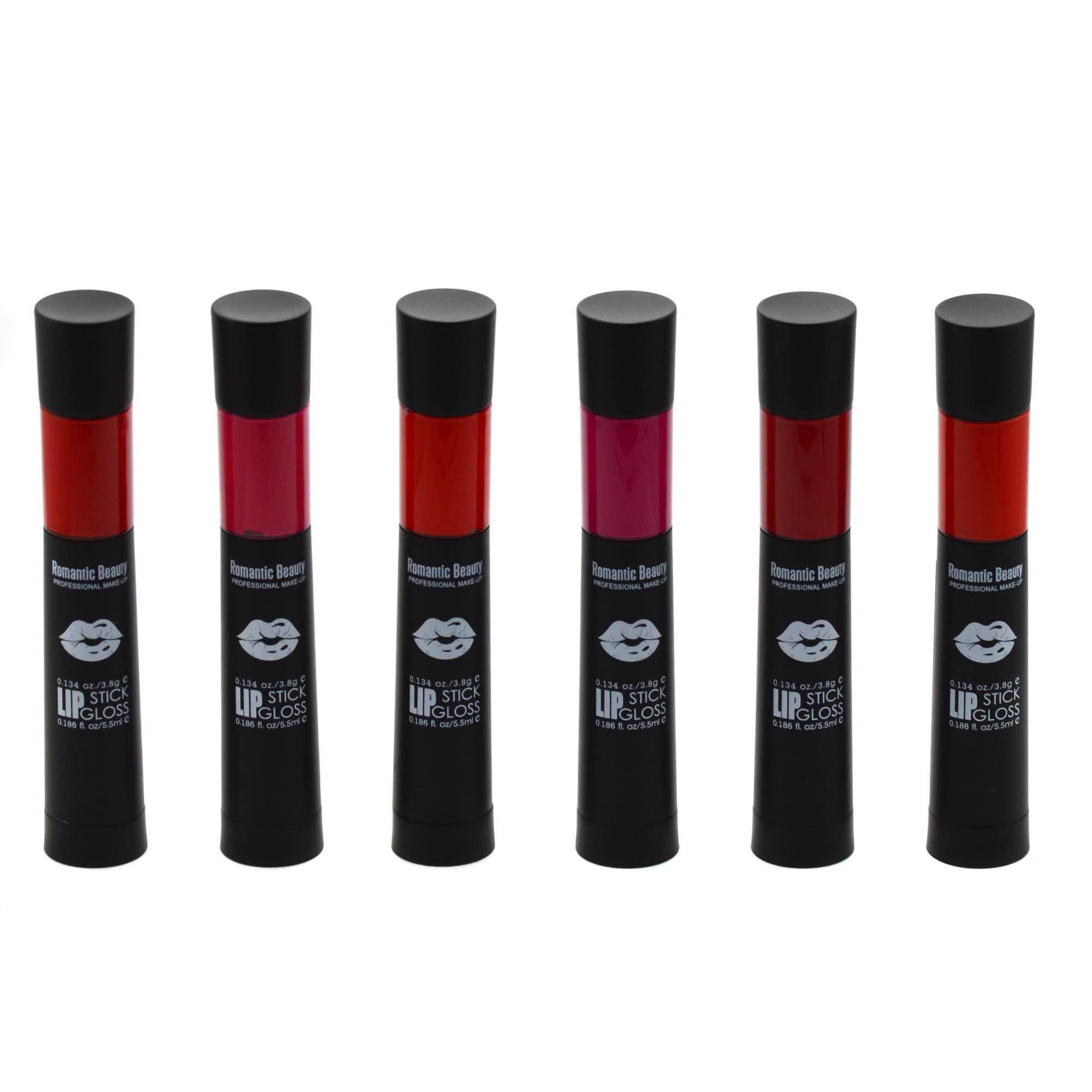 Pack de 24 unidades Labial + lipgloss 2 en 1 "Lipstick Gloss"