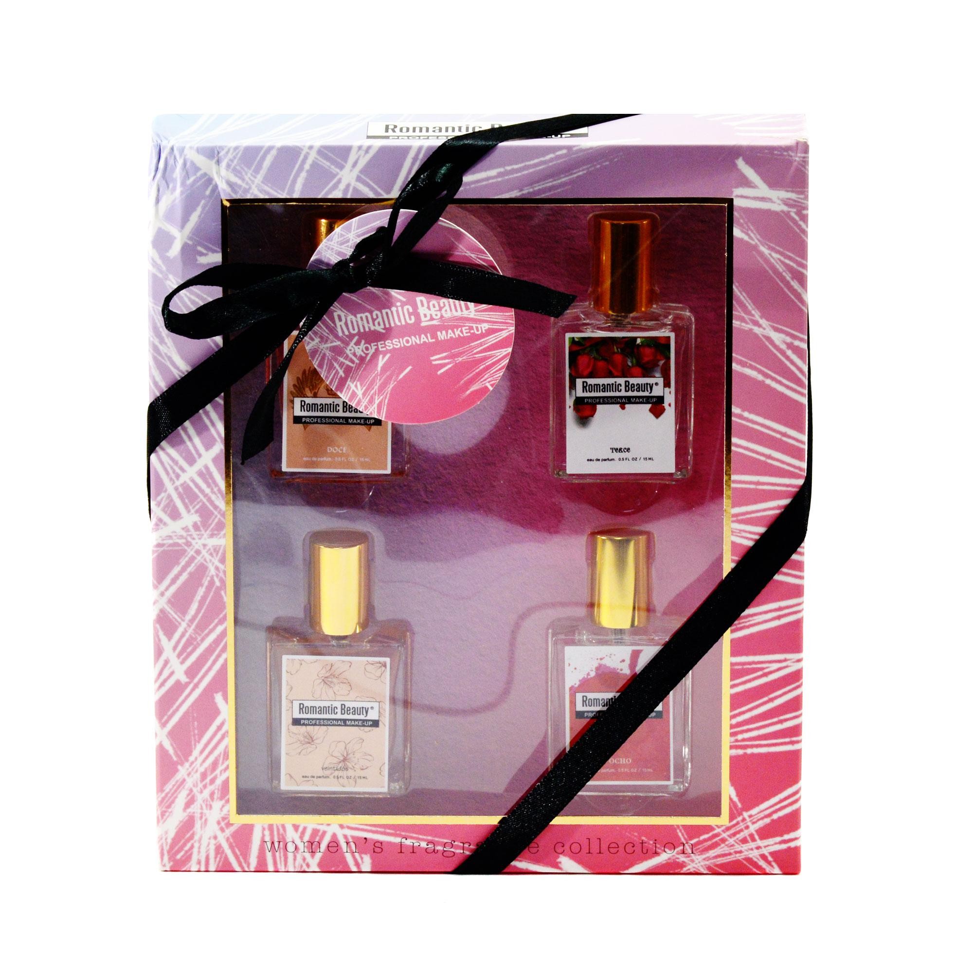 Pack de 4 perfumes MUJER. Miniaturas 15ml "Pink"
