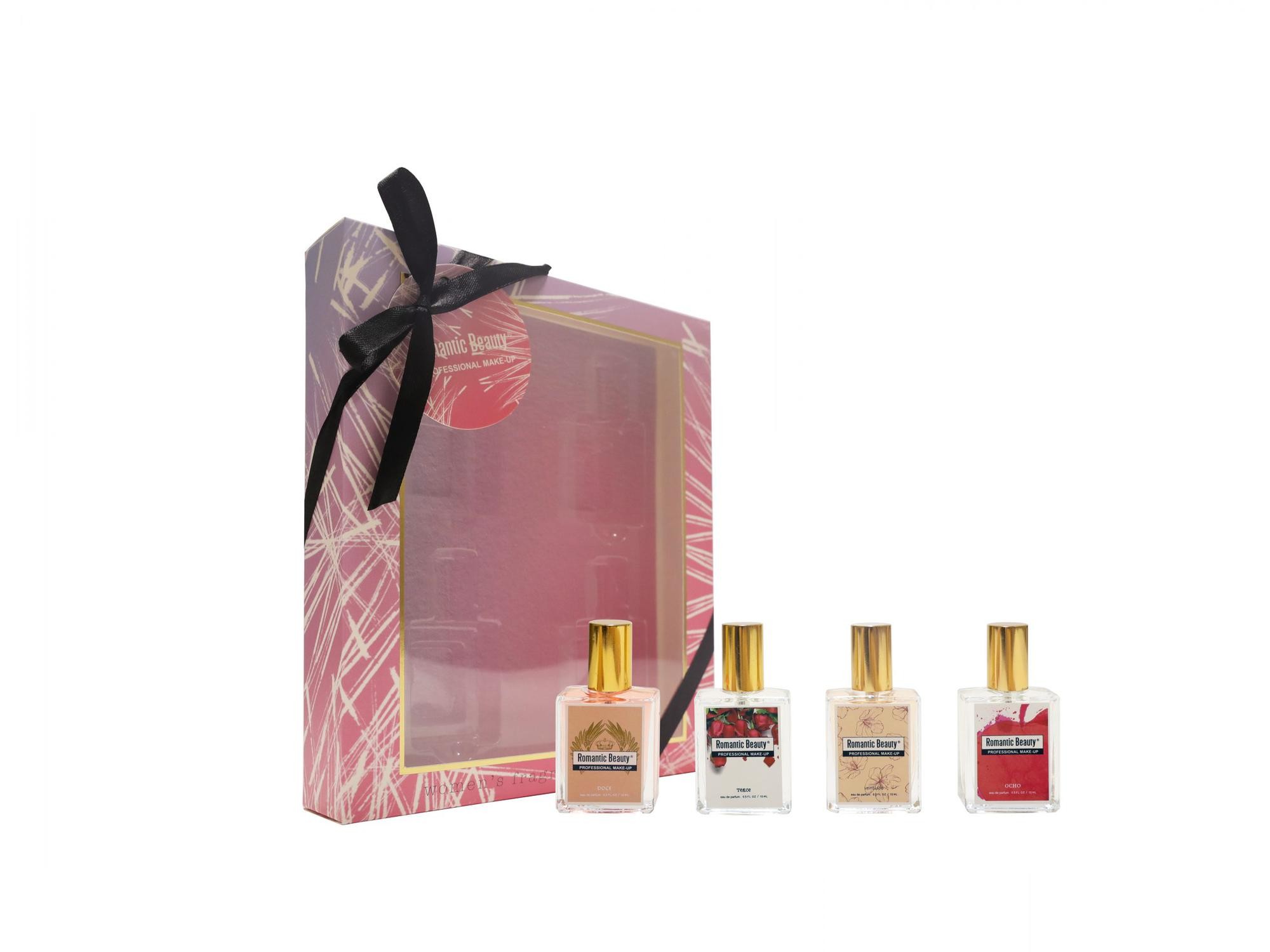 Pack de 4 perfumes MUJER. Miniaturas 15ml "Pink"
