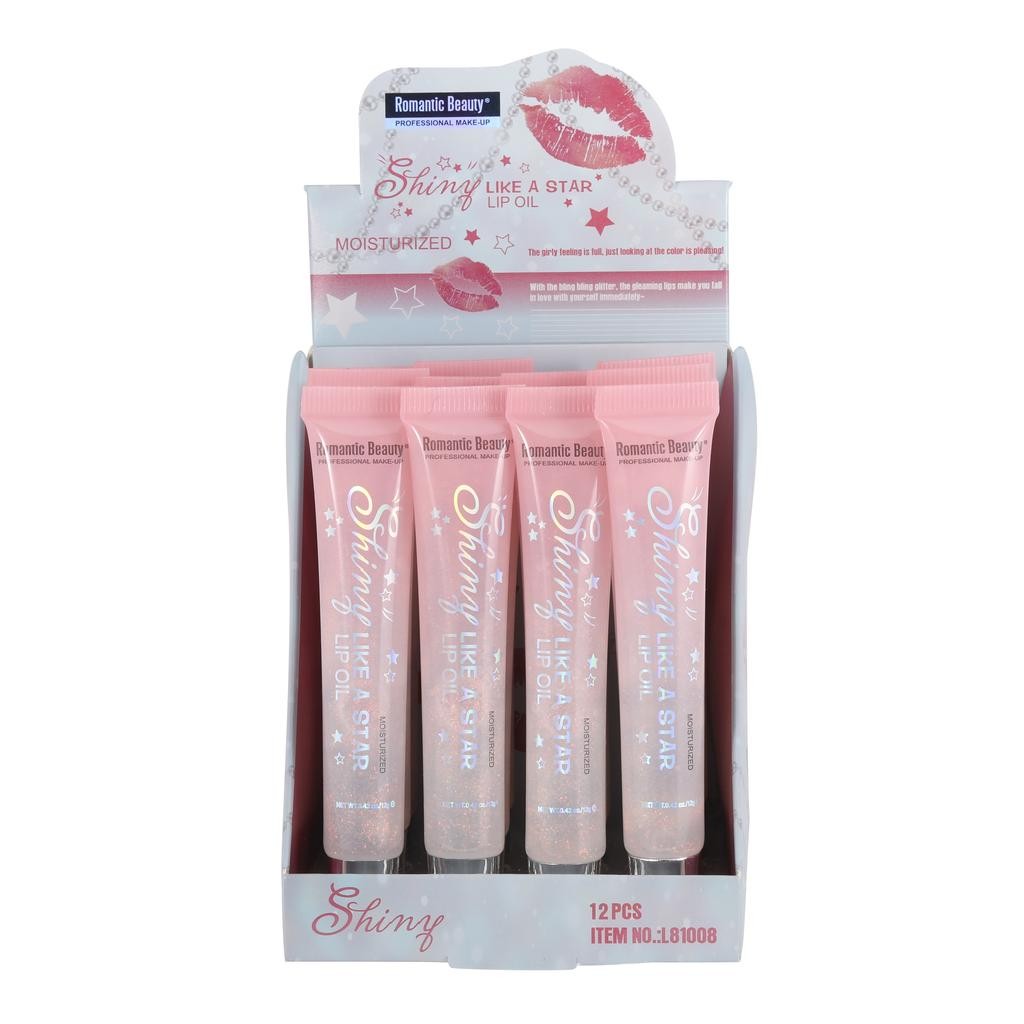 Pack 12 unidades ACEITE DE LABIOS SHINY -