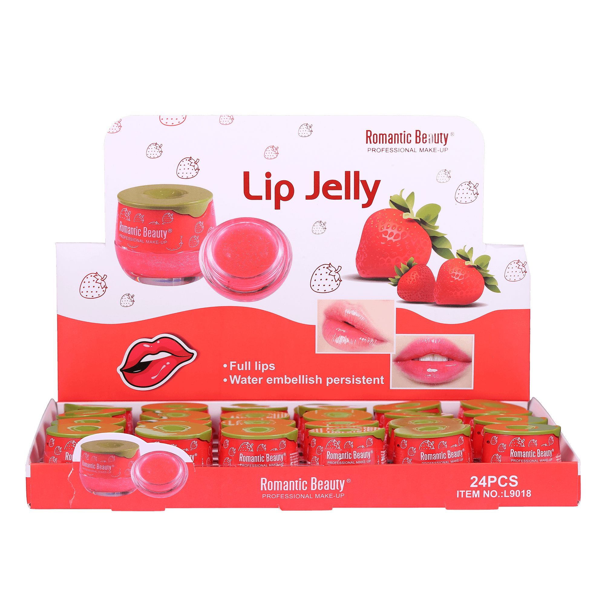 PACK DE 24 UNIDADES LIP BALM "LIP JELLY"