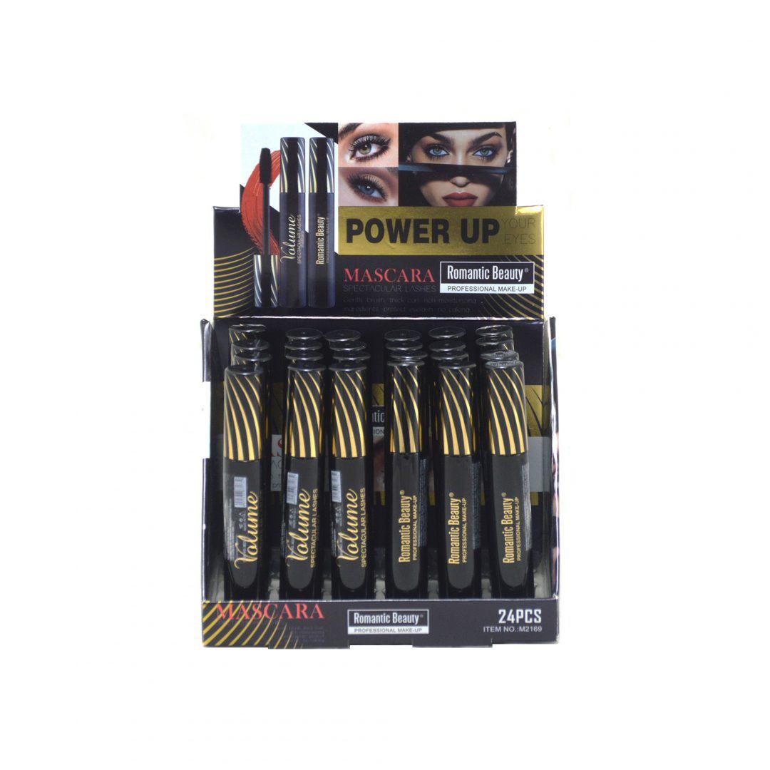 Pack de 24 unidades - Máscara de pestañas color negro "Power up"