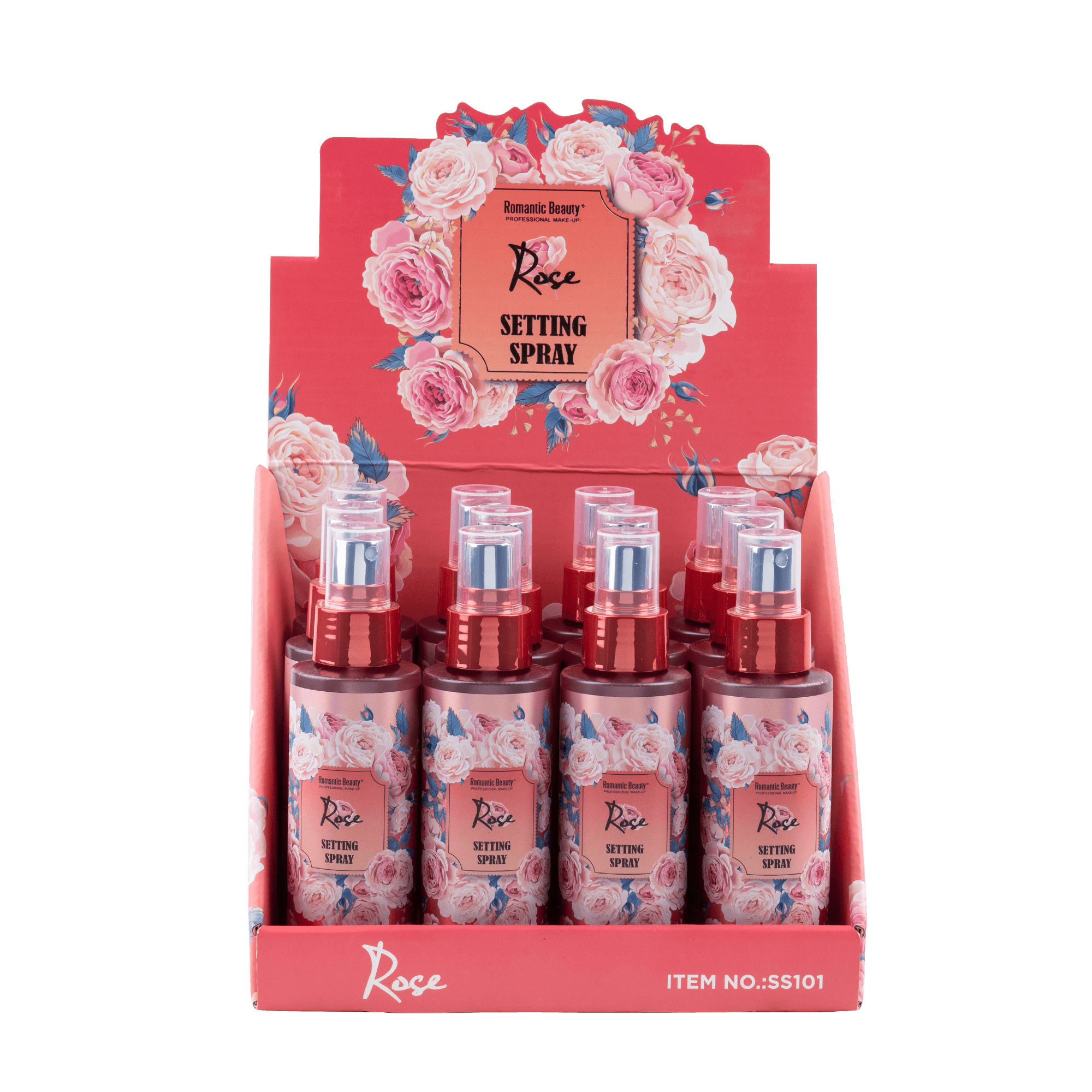 Pack 12 unidades. SETTING SPRAY. ROSE