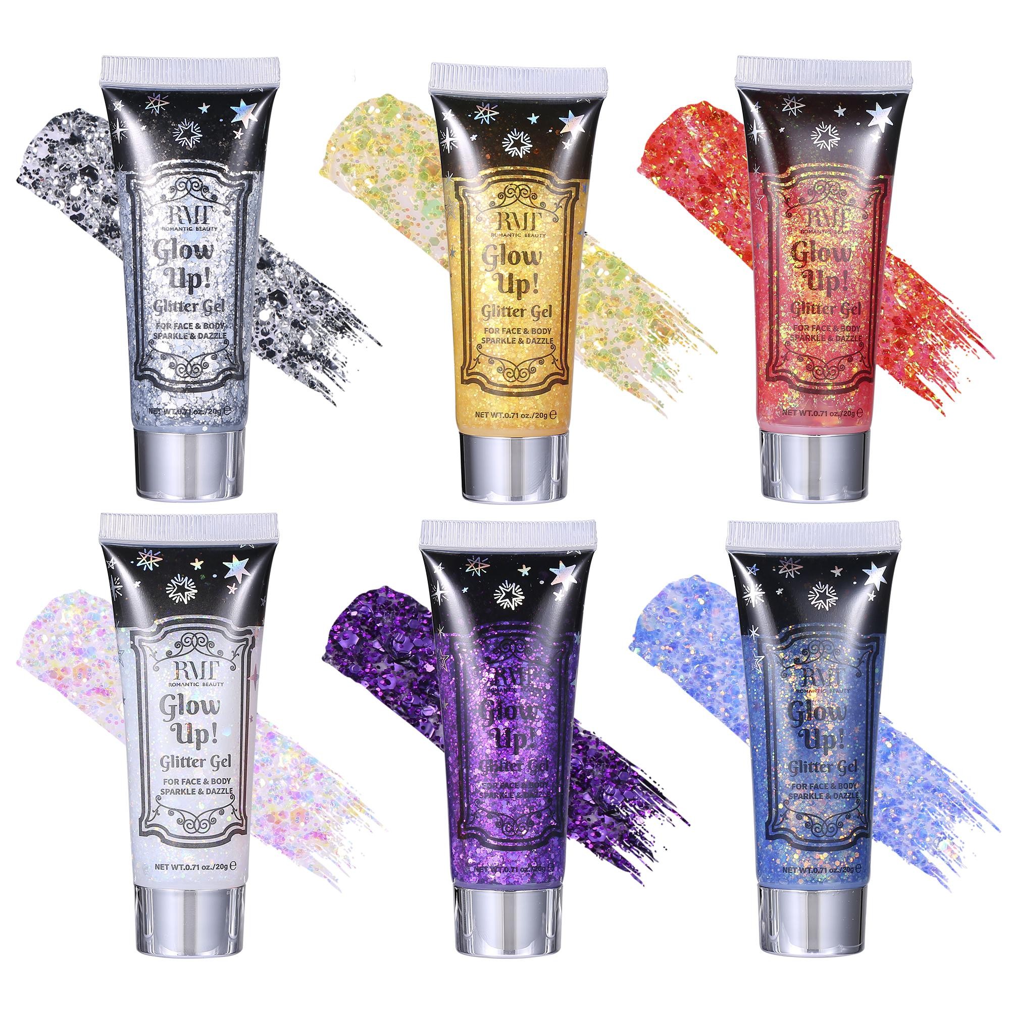 Pack 24 unidades  GLITTER GEL GLOW UP BODY AND FACE