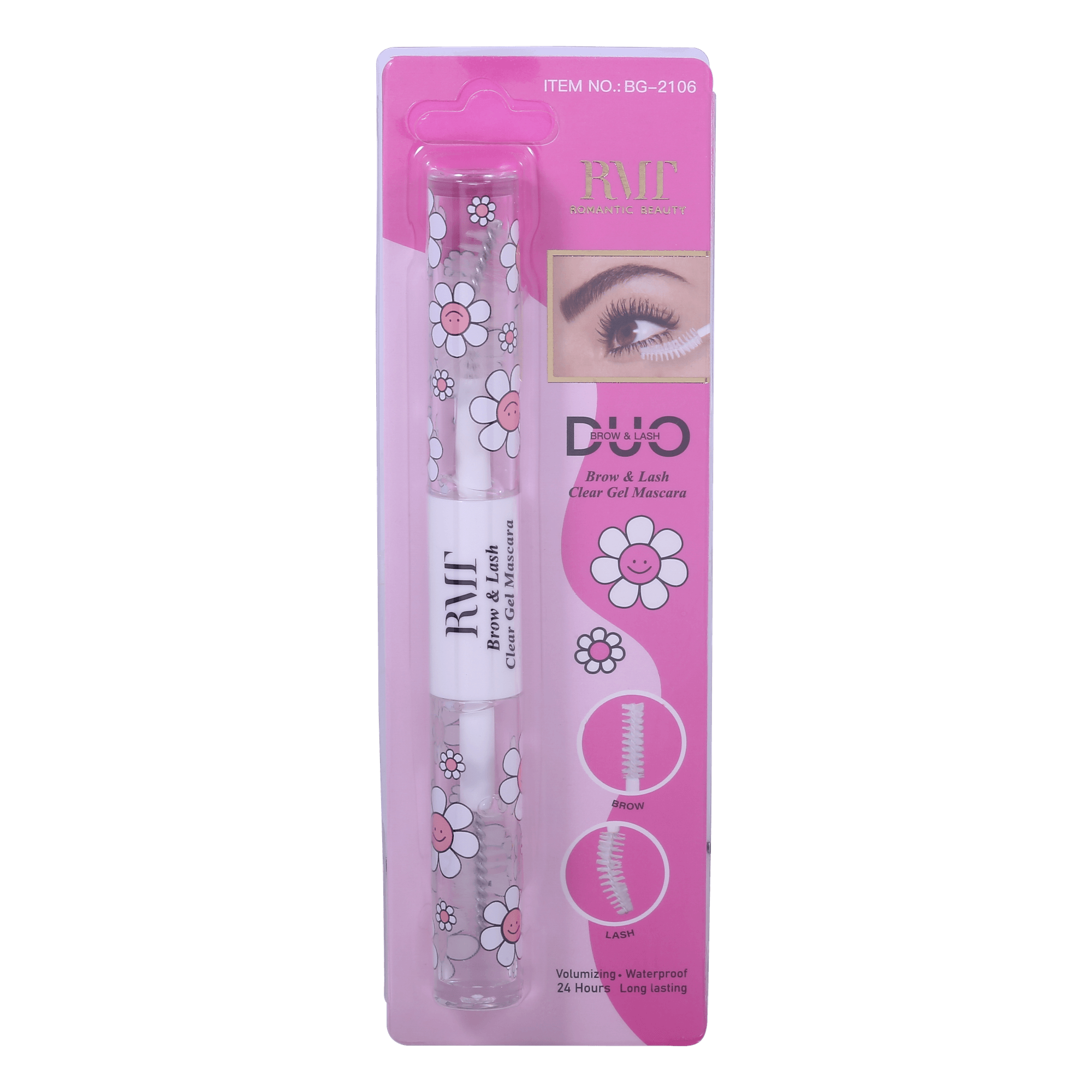 Pack 24 unidades  BROW  AND LASH CLEAR GEL MASCARA