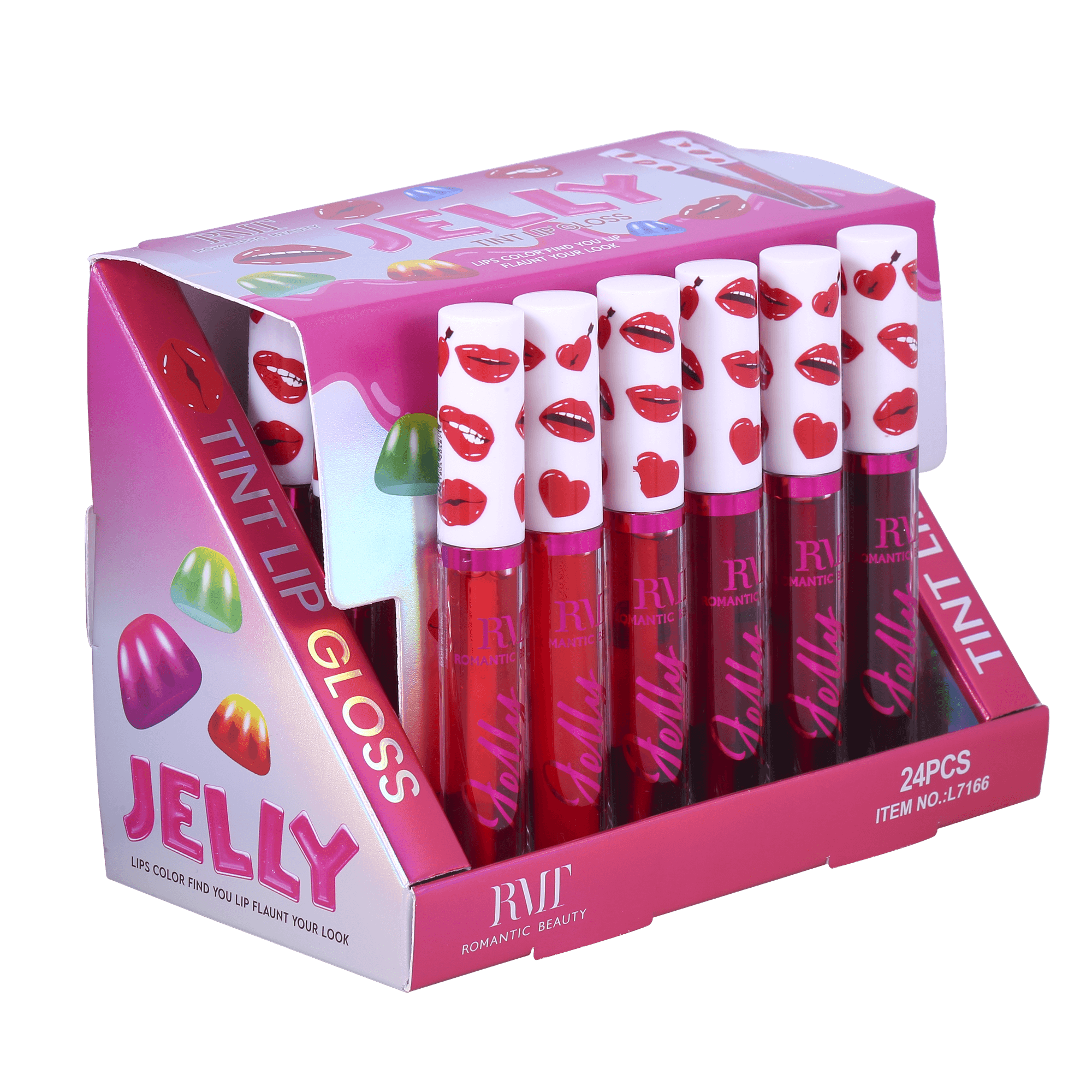 PACK 24 UNIDADES TINTA DE LABIOS "JELLY LIPS STAIN"