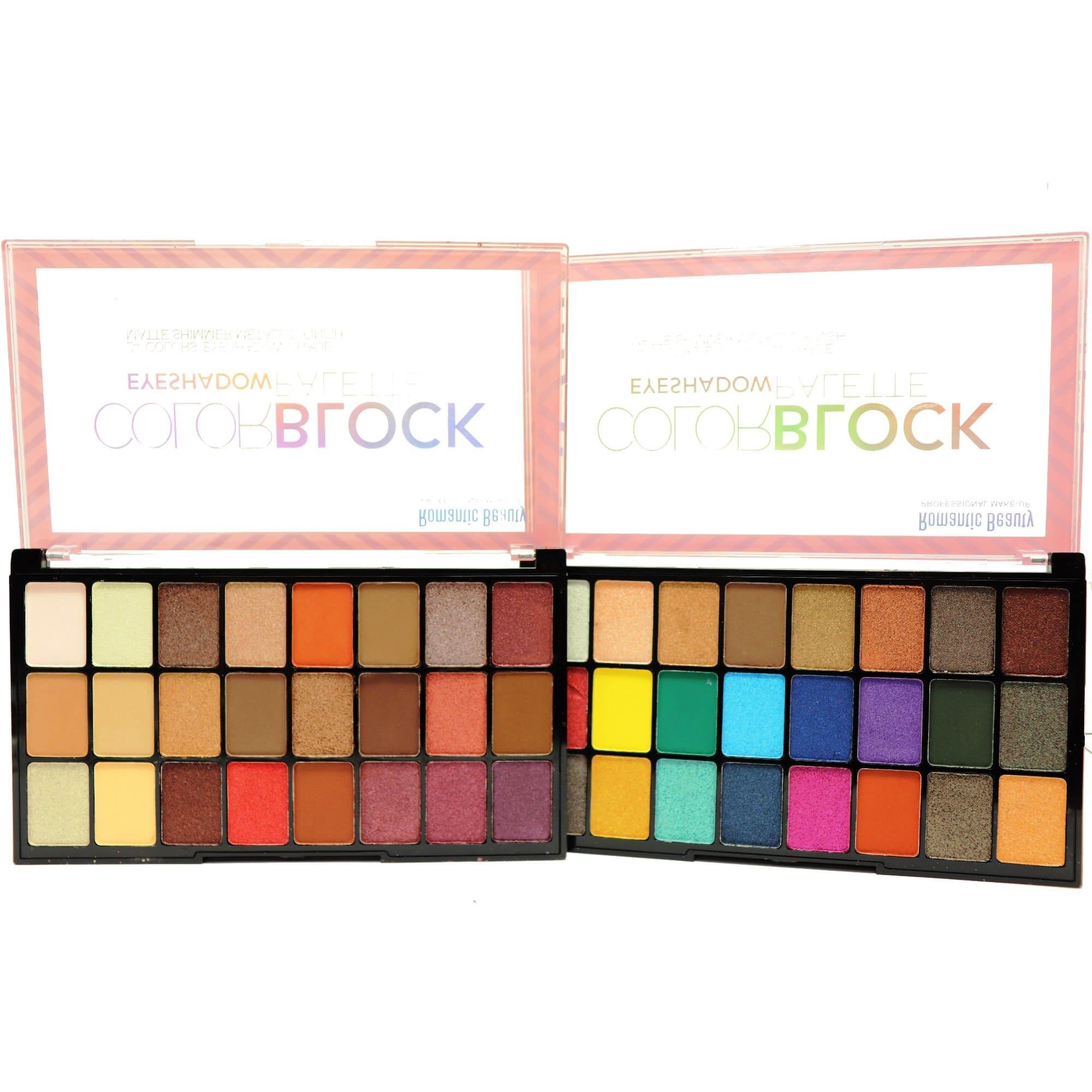 Pack de 12 unidades Paleta de 24 sombras "COLORBLOCK"