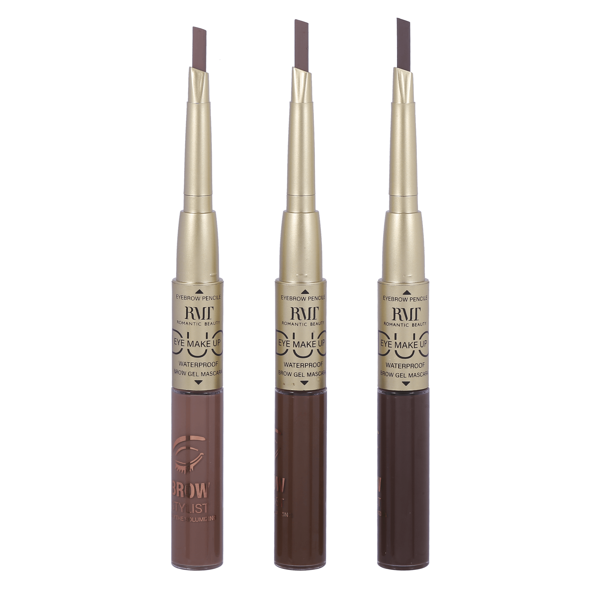 Pack 24 unidades  DUO BROW  PENCILE AND BROW GEL