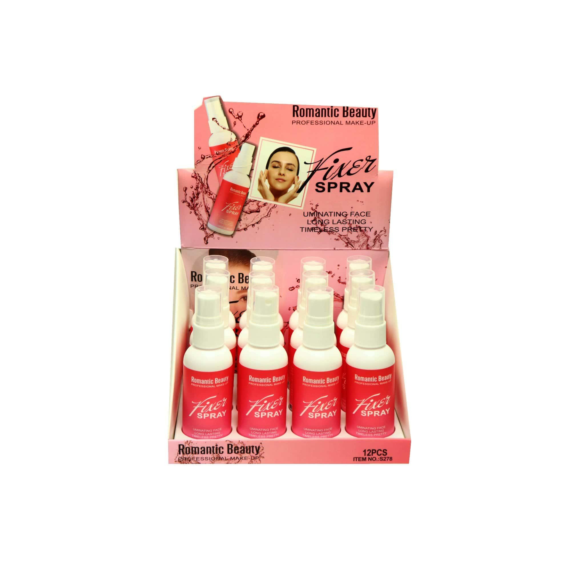 Pack de 12 unidades Fijador de maquillaje "Fixer Spray"