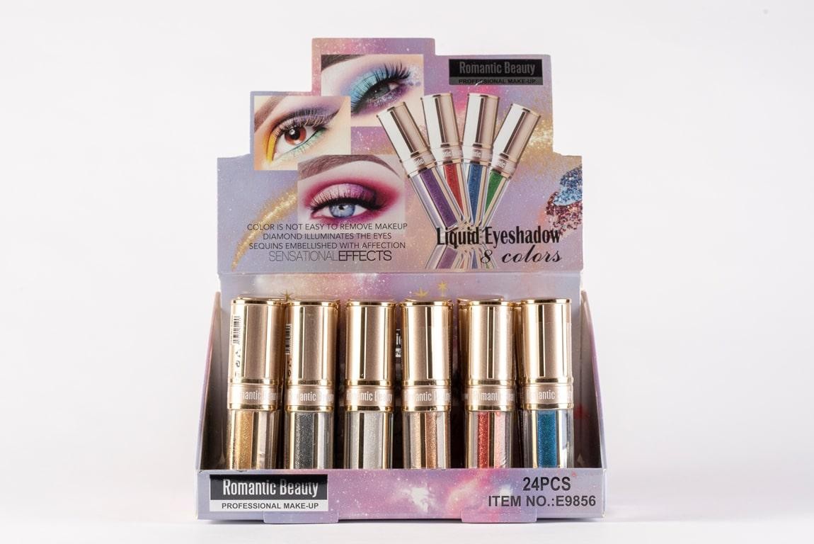 Pack de 24 unidades Sombra de ojos efecto glitter "SENSATIONAL EFECTS"