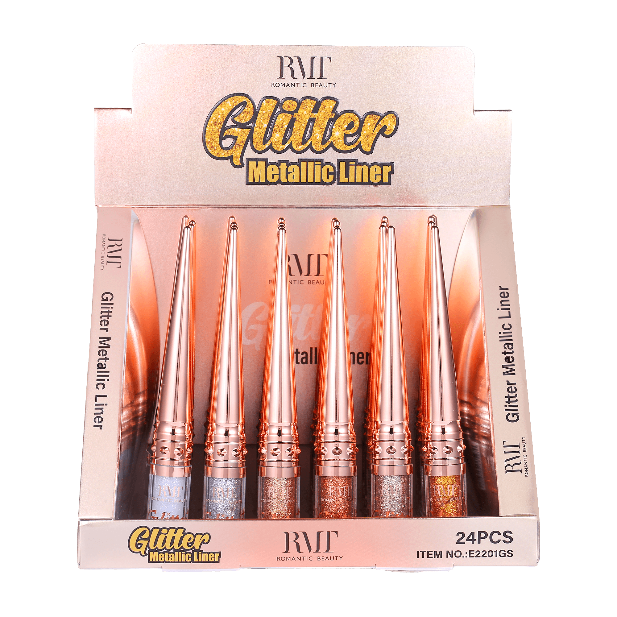 Pack 24 unidades DELINEADOR GLITTER METALLIC LINER