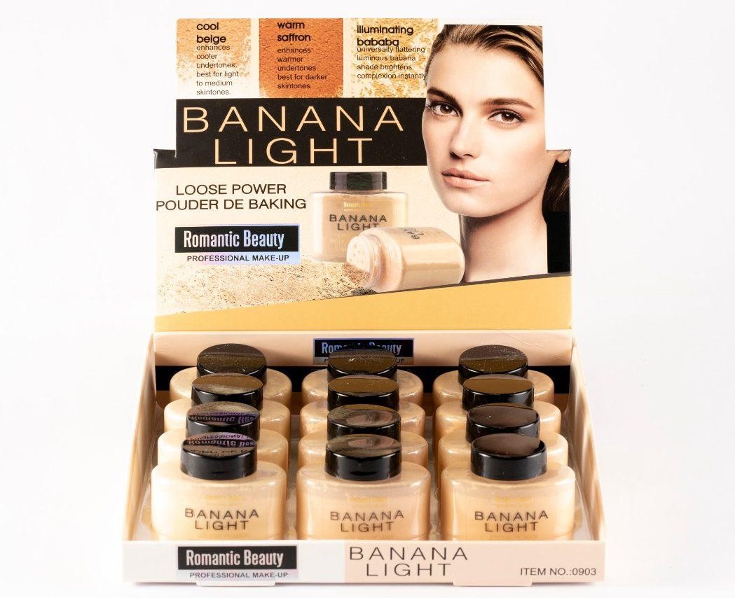 Pack de 12 unidades Polvo suelto "Banana Light"