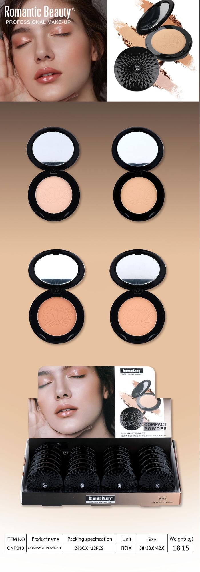 Pack 24 unidades. Polvo Compacto. COMPACT POWDER I