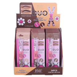 Miniatura Pack 24 unidades  BROW  GEL AND CLEAR SETTING GEL
