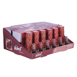 Miniatura Pack 24 unidades LIPSTICK VELVET NUDE FEATHER TOUCH
