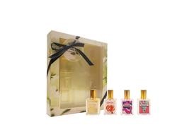 Miniatura Pack de 4 perfumes MUJER. Miniaturas 15ml "Gold"