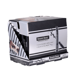 Miniatura Pack de 24 unidades delineador de ojos color negro "Fashionable"